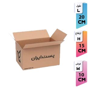 کارتن پستی چاپ دار سایز 2 سه لایه