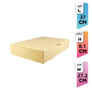 جعبه بیرون بر 27 * 37 خام